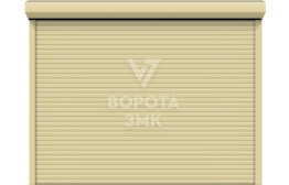 Ворота ролеты жалюзи для забора 2900×2100 ЗМК-9815